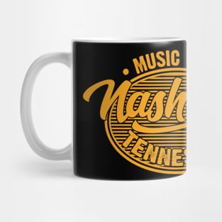 Nashville Music City Tennessee v2 Mug